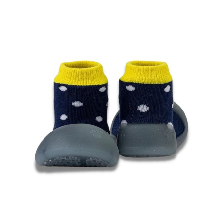 Παιδικές Καλτσοπαντόφλες Chameleon BigToes Polka Navy